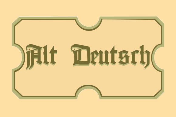 Alt Deutsche: A Bold and Historic Font for Impactful Designs