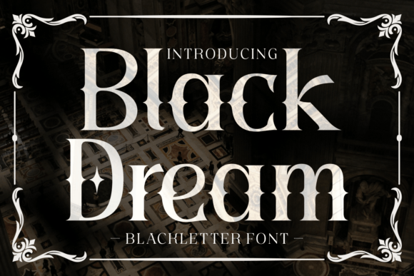Black Dream: A Bold Typographic Statement