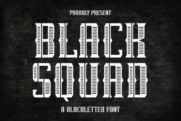 Black Squad: A Font That Speaks Volumes