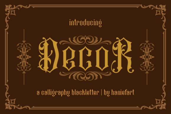 Decor: A Typeface That Elevates Branding and Design