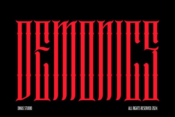Demonic Typography: How the Demonics Font Elevates Spooky and Sinister Designs