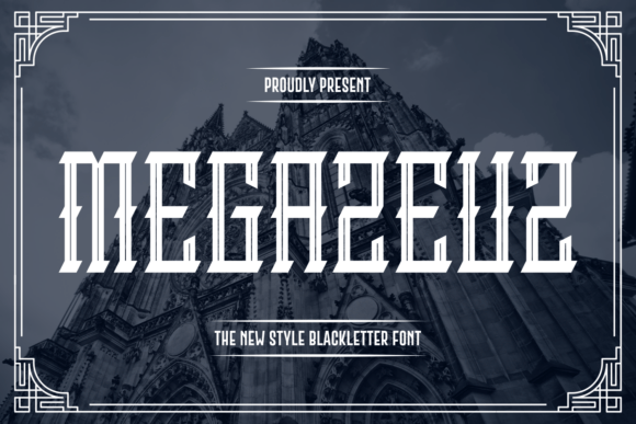 Megazeuz: A Bold Vintage Font for Timeless Design