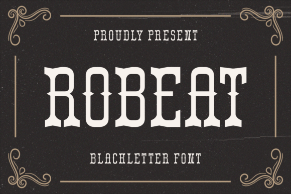 Robeat: A Vintage Blackletter Font with Timeless Elegance