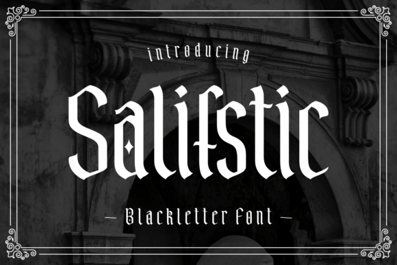 Salifstic: The Tattoo-Style Font That Speaks Boldness