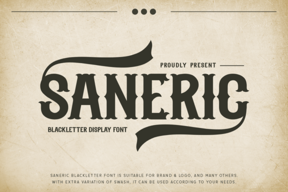 Saneric: A Bold Statement in Modern Typography