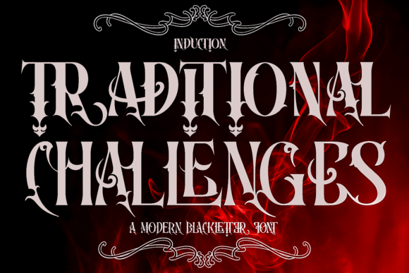 Traditional Challenges: A Font for Strategic Creativity with a Vintage Edge