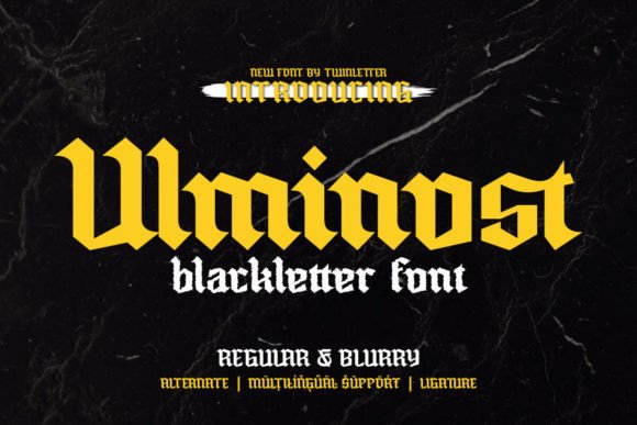 Ulminost Font: A Bold Choice for Powerful Design