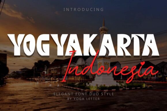Yogyakarta Indonesia: A Stylish Font for Modern Branding