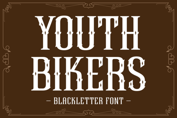 Youth Biker: A Bold Font for a Rebellious Aesthetic